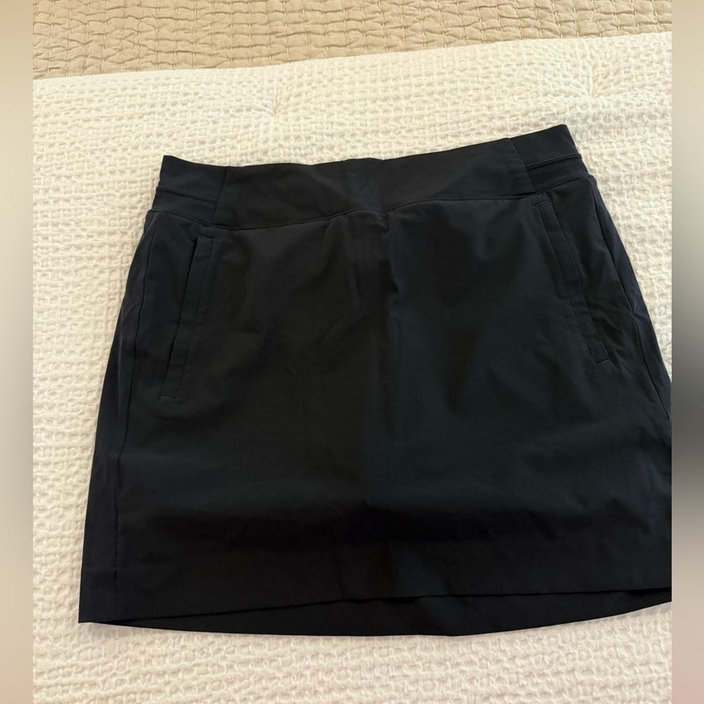 Athleta Black Mini Skirt with Pockets Skort tennis Medium Golf